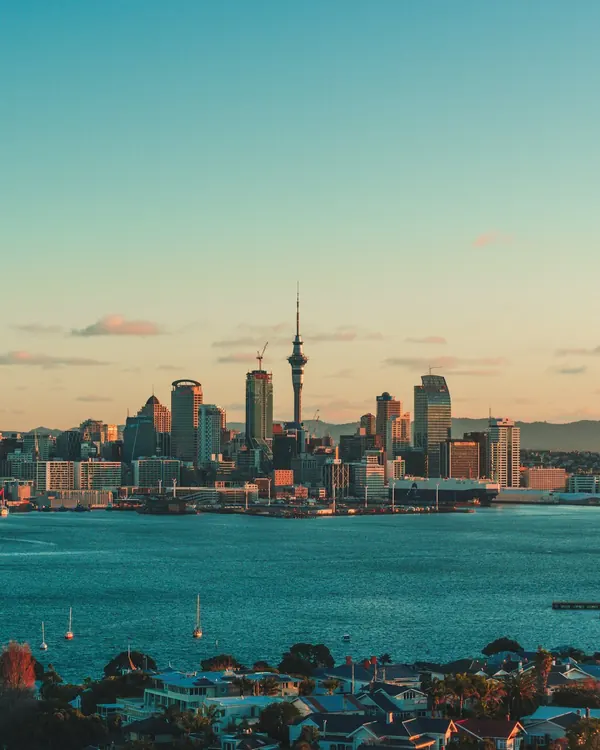 Auckland skyline, home of a Tripster Developers office